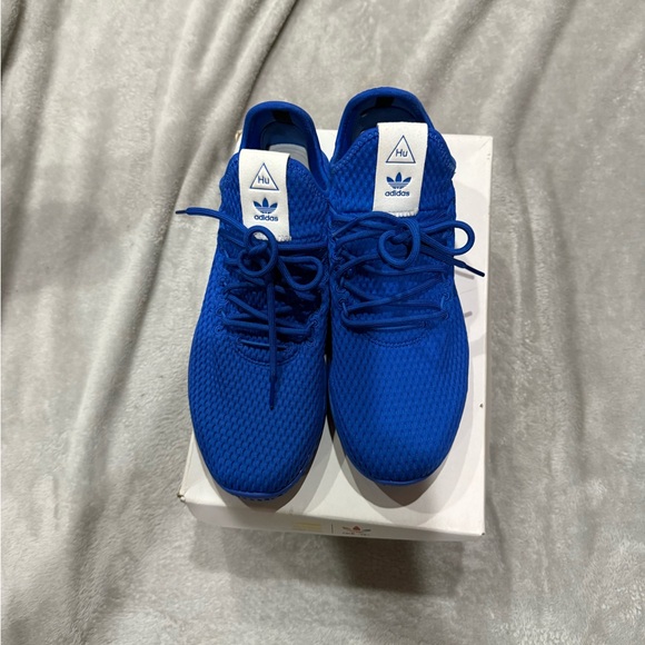 Adidas Hu - Blue Sneakers Lightweight Knit Design - Picture 3 of 9